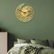 thumbnail image 4 of Reloj de pared de caligrafía islámica de 2 piezas decorativo silencioso para decoraciones de pared del hogar Sunnimix Reloj de pared, 4 of 8