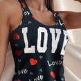 thumbnail image 4 of Fengqque Women Printing Sleeveless Set Casual Vest Two-Piece Suit, 4 of 7