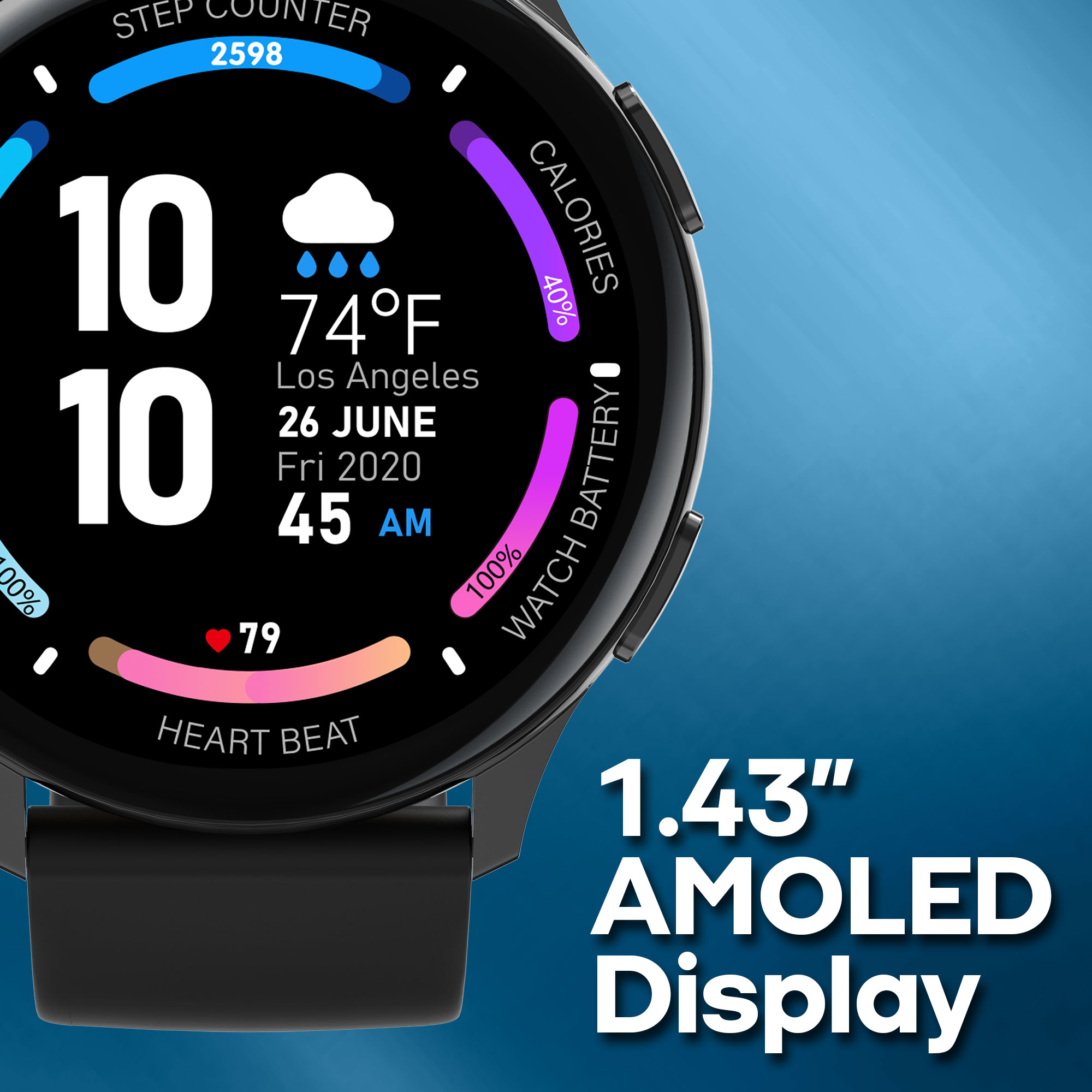 3Plus Callie Smartwatch with 1.43 Inch AMOLED Display photo 2