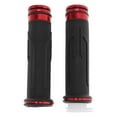 thumbnail image 1 of Kit de cubiertas para manillares de motocicleta Unique Bargains 7/8" 22mm 15/16" 24mm, agarres de aluminio y goma antideslizantes para motocicleta, scooter, bicicleta y ATV en color rojo, 1 of 1