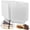 Sandwich style, variant on Yuango 100-Piece Clear Cake Slice Box Reusable with Lid Dessert Container Stackable Plastic for Baking Party Storage