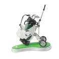thumbnail image 3 of Luwecf Mini Golf Pen Holder with Cart Golf Desk Toy Storage Golfer Fans Gifts with Mini Clock Desktop Decoration Husband Golf Lovers Green White, 3 of 9