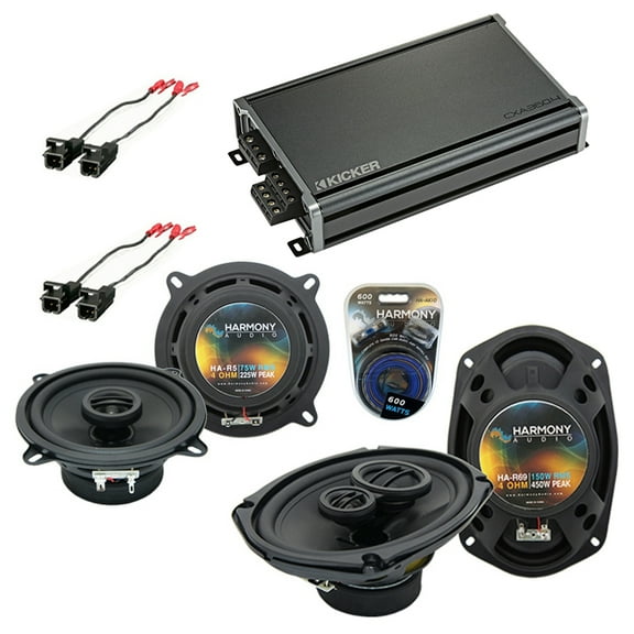 Fits Buick Roadmaster 1995-1996 Speaker Upgrade Harmony R5 R69 & CXA360.4 Amp