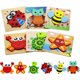thumbnail image 1 of Rompecabezas de madera Bebe, juguetes Montessori para niños de 1, 2, 3 y 4 años, juegos de coches para bebés, aprendizaje educativo, rompecabezas empotrado, con marco, 1 of 5
