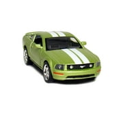 Kinsmart 5 2006 Ford Mustang GT Diecast Model Car, Green Mustang GT, Size: 5