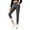 Grey, variant on Women's Leggings Winter Thermal Lined Leggings High Waisted Tummy Control Solid Color with Pocket Comfortable Casual Pants Long Johns for Women Thermal