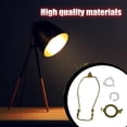 thumbnail image 2 of becaristey Detachable Lamp Harp with Finial for Table/Floor Light Golden 10.5x20.3cm, 2 of 6