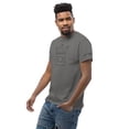 thumbnail image 5 of CROWN DOUBLE GRAY Men's classic tee (Charcoal, XL), 5 of 6
