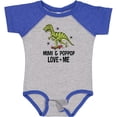 thumbnail image 3 of Inktastic Mimi and Poppop Love Me Dinosaur Boys Baby Bodysuit, 3 of 5