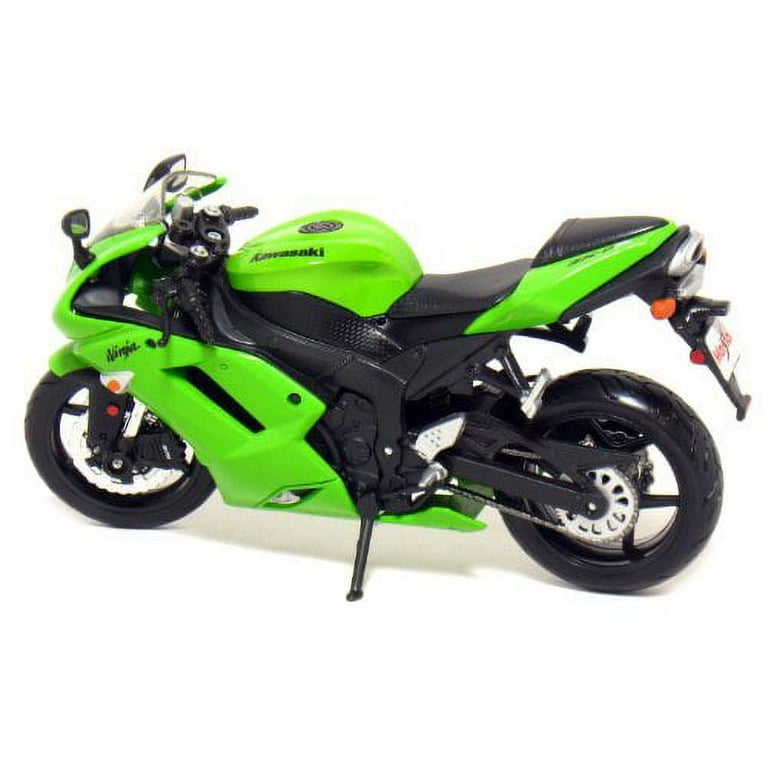 Maisto Kawasaki Ninja ZX-6R (Green) Diecast 1/12 Scale Maisto Kawasaki Ninja ZX-6R (Green) Diecast 1/12 Scale