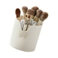 thumbnail image 3 of Soporte para bolígrafo de escritorio organizador de brochas de maquillaje 4 compartimentos plástico Jadeshay, 3 of 8