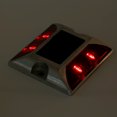 thumbnail image 1 of TOPINCN Solar Power Outdoor Light, 4 LED Aluminum Alloy Outdoor Road Driveway Pathway Lamp For Safe Driving Direction Accidents Preventing, 1 of 8