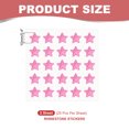 thumbnail image 2 of Uxcell Star Stickers, Self Adhesive Acrylic Star Rhinestones Jewel Sticker Crystal Embellishment Sheet for Crafting Dark Pink, 2 of 6