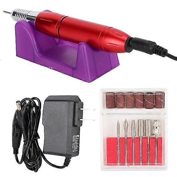 Electric nail drill machine 25000 rpm, stepless adjustment, nail polishing machine, manicure, US plug 110~240 V