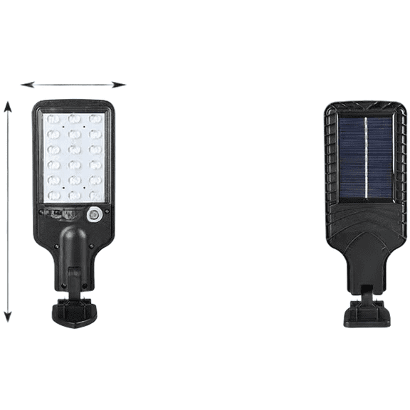 CaraMart Solar Powered Outdoor Motion Sensor LED Wall Light Garden Lamp Waterproof Remote