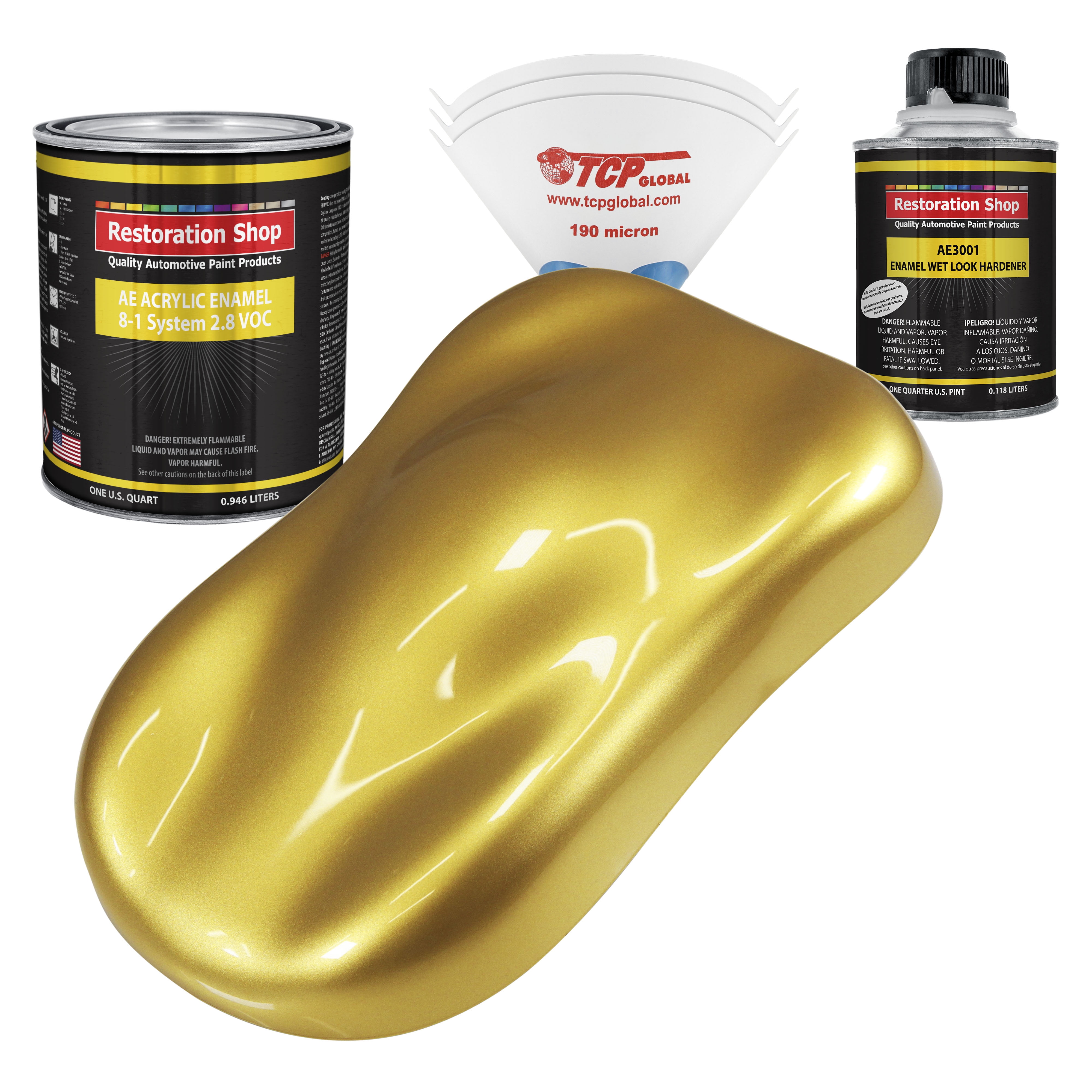 Restoration Shop Anniversary Gold Metallic Acrylic Enamel Auto Paint