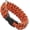 Atomic Red, variant on Skulls Survival Whistle Paracord Bracelet - OD Purple Camo Suitable for camping, hiking, survival situations, and emergencies