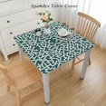 thumbnail image 2 of BANET Rectangle Tablecloths Geometric Pattern- Table Cloths Wrinkle Free Table Covers for Party Wedding Camping (Rectangular/Oblong White, 2 of 7