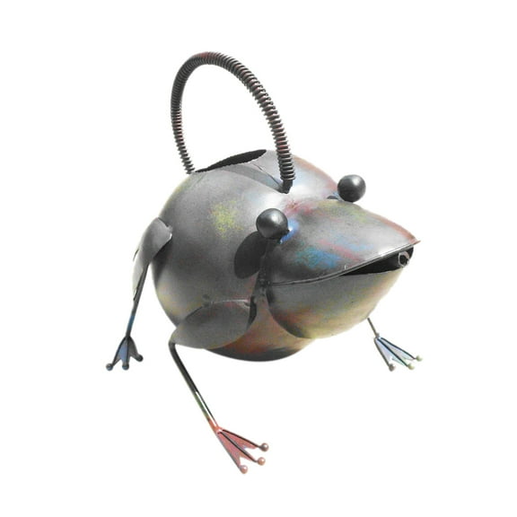 D-Art Collection Iron Frog Watering Can
