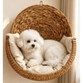 thumbnail image 3 of Handwoven Cat Beds, Rustic Hand‑Braided Wall Cat Perch Decorative Pet Bed for Home Interior, 3 of 6