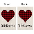 thumbnail image 4 of Valentines Day Garden Flag Love Heart Double Sided Flag for Anniversary Wedding Yard Outdoor Decoration 11.8 x 17.7 Inch, 4 of 5