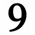 thumbnail image 1 of Village Wrought Iron NUM-9-M Moyen Numéro 9 - Noir, 1 of 1