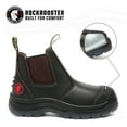 thumbnail image 4 of ROCKROOSTER Bakken 6" Men's Dark Brown Steel Toe Anti-Static Safety Chelsea Work Boots for Adult EE Wide AK229-8.5, 4 of 9