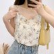 thumbnail image 3 of ICHUANYI Clearance Fashion Women V-Neck Casual Sleeveless Printed Camis Vest Loose Tanks Tops(White, L) Ichuanyi Ichuanyi, 3 of 6