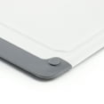 thumbnail image 5 of Oster Bergen 17x12 Inch Rectangular Plastic Cutting Board in White with Non-Slip Feet, 5 of 6
