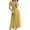Yellow, variant on cocolona Summer Dresses for Women 2025 Fashion Casual Solid Color Long Maxi Dress Short Sleeve Waist Slim Sun Dress M-3XL