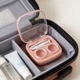 thumbnail image 5 of HARPI Orange Plastic Contacts Lens Case Portable And Great Looking Travel Co, 1x contact lens box, Heavy-Duty Multi-Use Storage Tray, Clean & Minimalist Style, 5 of 8