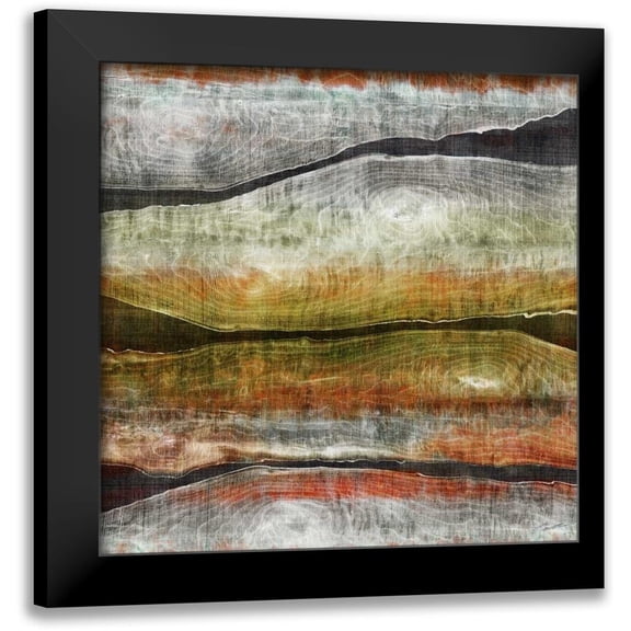 Butler, John 12x12 Black Modern Framed Museum Art Print Titled - Painted Live Edge I