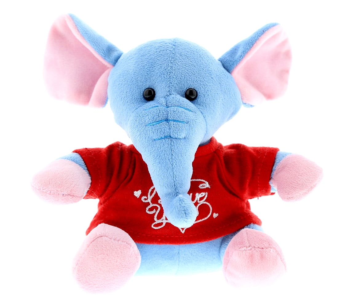 red stuffed elephant