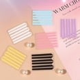 thumbnail image 4 of 36 Pcs Lash Lift Ribbon Kit, Soft Silicone Lash Lift Pads, Reusable Lash Lift Set, Eyelid Strips Tapes Makeup Beauty Tool for Eyelashes Lifting Shield (6 Colors), 4 of 7