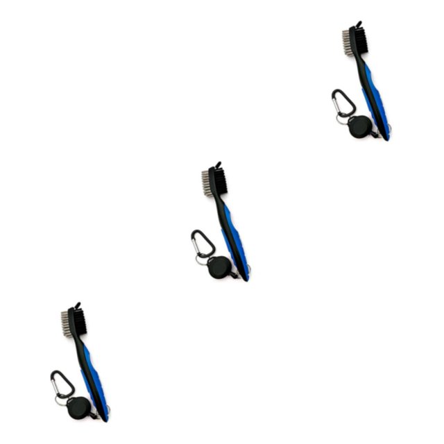 Naiovety Cepillo para palos de Golf de acero inoxidable, herramienta de limpieza de cepillos de bolas de mano ergonómicos portátiles con Type1 NO1