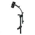 thumbnail image 1 of Adjustable Instrument Stand with Rackmount Bracket Clip Microphone Clip Soft Rubber Shock-Absorbing Structure for Cello,1*Musical instrument microphone clip,Black, 1 of 8