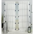 thumbnail image 1 of Exclusive Home Curtains Demi Light Filtering Hidden Tab Top Curtain Panel Pair, 54x84, Blue, 1 of 4