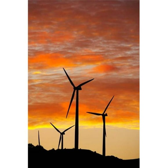 Posterazzi PDDAU02DWA6070 New Zealand North Island Te Apiti Wind Farm Energy Poster Print by David Wall - 23 x 34 in.