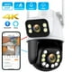 thumbnail image 1 of Cámara de seguridad inalámbrica 4K de 8MP para exteriores, lente Dual, pantalla Dual, detección humana AI, seguimiento automático, PTZ, cámara de vigilancia Wifi, aplicación iCSee, 1 of 3