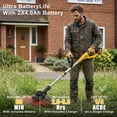 thumbnail image 4 of AOVOX 14" Brushless String Trimmer, 2-in-1 Weed Wacker, 2×20V 4.0Ah Batteries With 3 Cutting Modes, 4 of 8