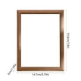 thumbnail image 2 of Elegant Wooden Photo Frame Wall & Desktop Hanging Display – Versatile, Easy-Change Design for Home & Office Decor, Showcasing Memories in Style, 2 of 5