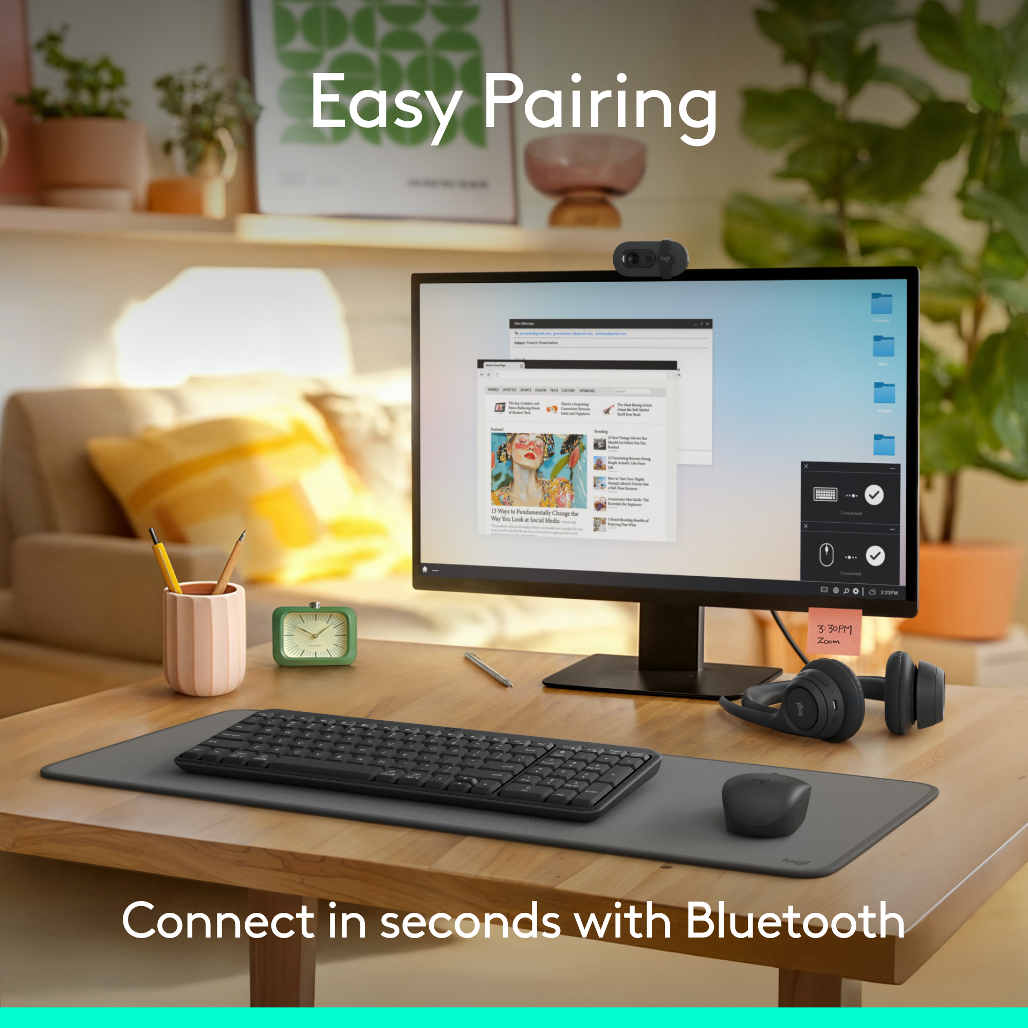 Logitech K250 Compact Wireless Keyboard With Numpad photo 2