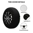 thumbnail image 3 of Kdxio Spare Tire Cover for RV Trailer, Waterproof Wheel Cover,Camper Spare Tire Cover Fit for Rv SUV Truck Travel Trailer 16 inch-Let's Go on an Adventure, 3 of 8