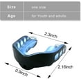 thumbnail image 2 of Football Mouth Guard, 2Pcs Mouthpiece Football, Youth Sports Mouth Guard with Strap Mouthguards for Youth and Adult Athletes, Hockey, Rugby, Boxing and Lacrosse, 2 of 5