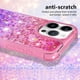 thumbnail image 3 of Funda para iPhone 15 PRO Transparente con Brillos Carcasa Protectora Antigolpes con Glitter Brillante, 3 of 5