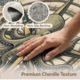 thumbnail image 6 of ODIKA Octopus Motif Weathered Maritime Sepia Tentacled Nautical Cartoon Pet Friendly & Kids Safe for Bedroom, Bedside, Nursery, 6 of 7