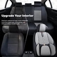thumbnail image 3 of for Toyota Yaris 2015 Full Set Seat Covers Leather Seat Covers Interior Protection Tailored Fit Padded Support Armrest Compatible, Only 4 Door, 3 of 10