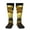 2 Black-2, variant on Yellow White-Lipped Pit Viper Print Compression Socks for Both Men And Women for Running, Travel, Flight, Nurse