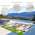 thumbnail image 3 of Easter Bunny Outdoor Rug for Patio/Deck/Porch, Non-Slip Large Area Rug 3 x 5 Ft, Spring Easter Eggs Floral White Black Plaid Indoor Outdoor Rugs Washable Area Rugs, Camping Rug Carpet Runner, 3 of 8