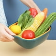 thumbnail image 1 of Colador de frutas y verduras Jadeshay Cesta de drenaje engrosada, 1 of 8